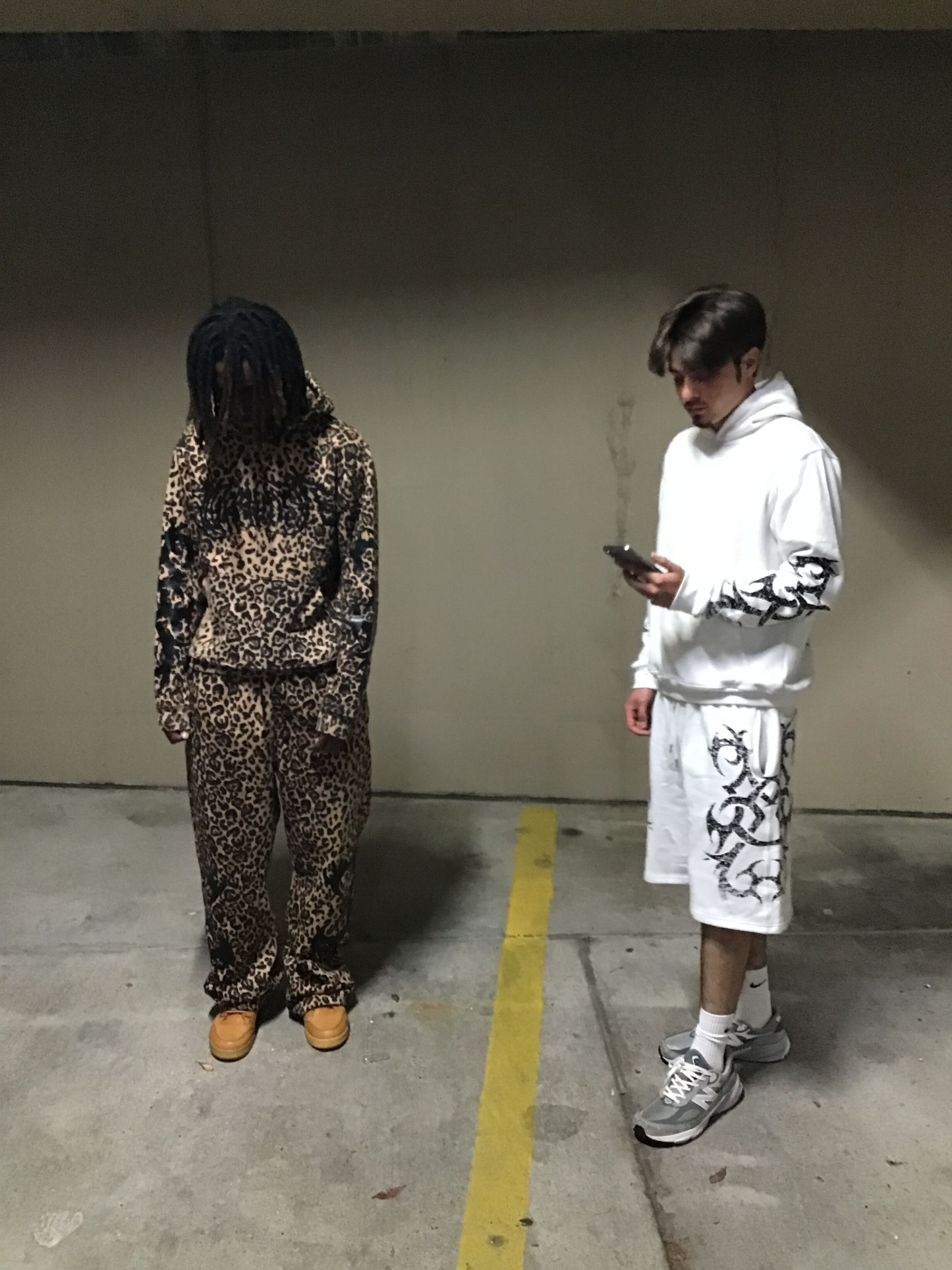 "White Ghost" Sweatshorts